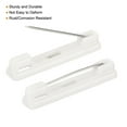 thumbnail image 4 of Uxcell 100Pcs Safety Bar Pins 31mm Brooch Clasp Pin Backs for ID Badges Name Cards Tags DIY Craft, White, 4 of 5
