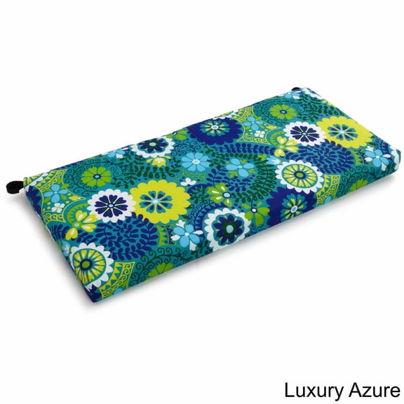 Blazing Needles 42 x 19 in. Outdoor All Weather UV Resistant Bench / Swing Cushion