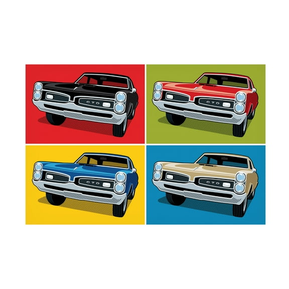 Ron Magnes '1967 GTO Classic Car' Canvas Art