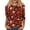 BCD29-Multicolor, variant on Lumtrix 3/4 Length Sleeve Womens Christmas Tops Casual Xmas Printed Crewneck Holiday Daily Wear Fall Fashion Holiday Blouses White S