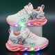 thumbnail image 1 of Zapatos de malla transpirable para niños de Disney, zapatillas de otoño, nuevos zapatos para niños, luces, zapatos casuales para niñas elsa frozen, Princess28-Insole 17,3 cm Gao Jinjia LED, 1 of 2