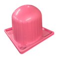thumbnail image 3 of Soporte para cabeza de peluca, soporte para exhibición de peluca mojada, independiente, multifuncional, con drenaje Rosa, 3 of 9