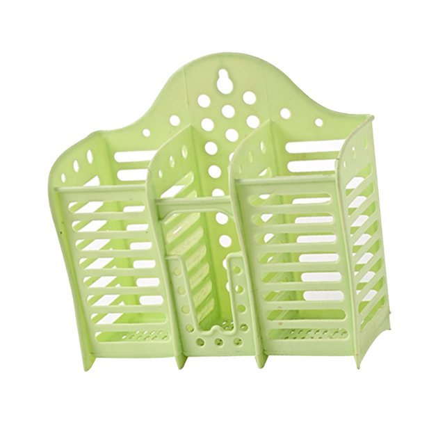 Porta Cubios de Plástico para Montaje en la Pared Cesta de Deneze Hueco Organizador de Cocina