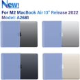 thumbnail image 4 of Compatible avec M2 2022 MacBook Air 13 Pouces Étui, Modèle A2681, Coque Rigide & Couverture de Clavier & Film d'Écran, 4 of 5