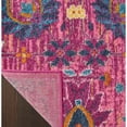 thumbnail image 6 of 10' Pink Floral Power Loom Runner Rug, 6 of 9