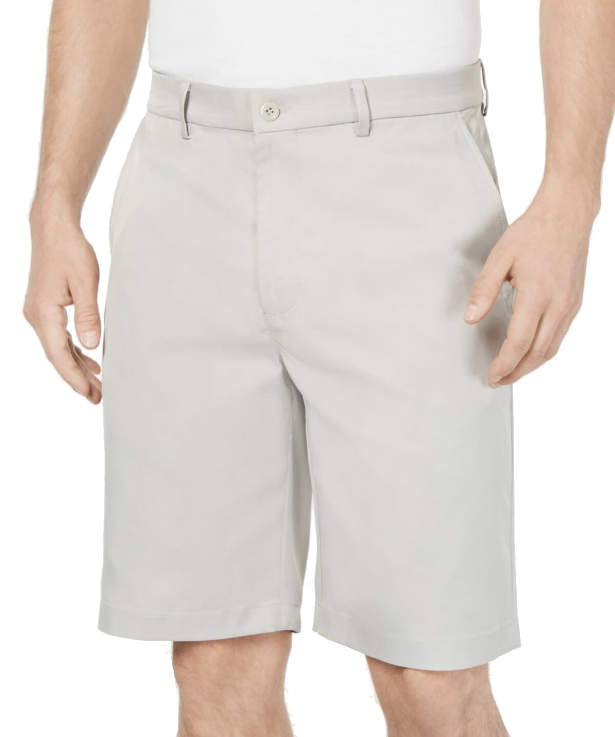 Attack Life By Greg Norman Mens Core 10” Classic Fit Shorts Color White Sz 38 