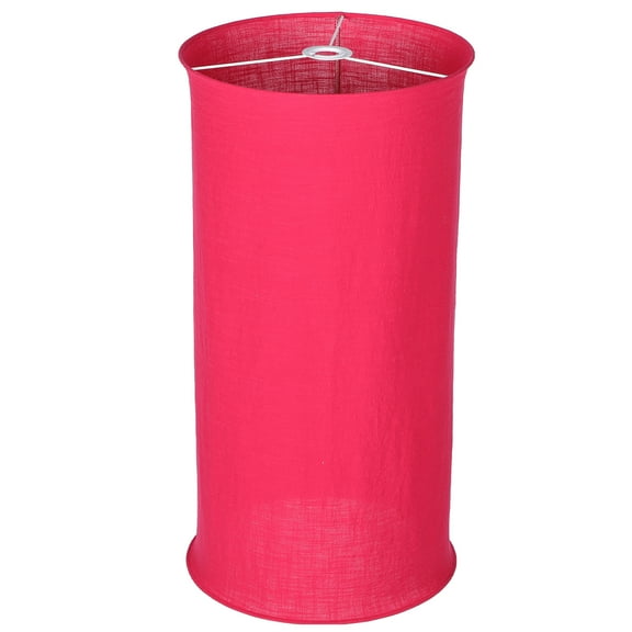 RENACLIPY Red Round Fabric and Metal Chandelier Lampshade, Soft Light Diffuser for Elegant Home Decoration