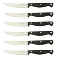 thumbnail image 5 of Martha Stewart Everyday Keswick 14-Piece Stainless Steel Kitchen Knife Set with Wood Block, Black, 5 of 13
