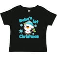 thumbnail image 3 of Inktastic Baby's 1st Christmas with Cute Penguin and Snowflakes Boys or Girls Baby T-Shirt, 3 of 5