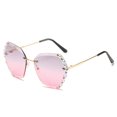 thumbnail image 1 of Diamond Hexagonal Sunglasses for Women Gradient Bling Rhinestone Sunglasses, 1 of 1