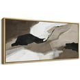thumbnail image 2 of IDEA4WALL Extra Large Framed Canvas Print Wall Art Watercolor Abstract Earth Tones Artwork Nature Vintage Pastel Fine Art Decorative Relax/Calm for Rooms Decor - 60"x30", 2 of 5