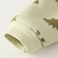 thumbnail image 6 of DHFJKG Infant Toddler Hooded Jumpsuits Winter Clothes Fuzzy Lining Long Sleeve Cartoon Dinosaur Print Button Down Onesie For Home Cute One-Pieces, 6 of 9