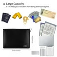 thumbnail image 3 of Fireproof Document Bags Waterproof Wallet Storage Pouch Important Papers Organizer A4 Document File Bag Fire Safe, 3 of 5