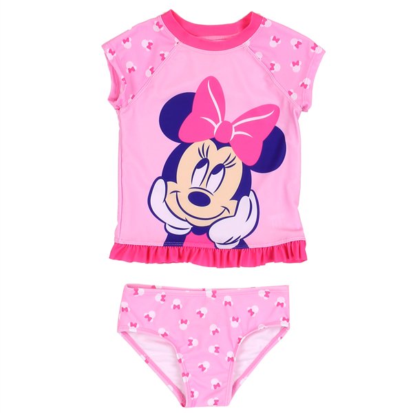 Disney Baby MINNIE MOUSE Girls Infant 2 Piece Swimsuit