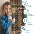 thumbnail image 3 of Blackout Kids Curtains,Boho Bohemia Geometric Line Art Childrens Insulated Curtains Set Of 2,Bedroom Essentials,Toddler Room Decor 42"x84"(106x213cm), 3 of 4
