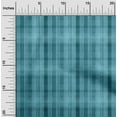 thumbnail image 2 of oneOone Viscose Chiffon Teal Blue Fabric Check Diy Clothing Quilting Fabric Print Fabric By Yard 42 Inch Wide, 2 of 5