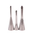 thumbnail image 2 of Eguiwynpuff Cream Nozzle 3Pcs Baking Tools 5mm/6mm/8mm Metal Piping Tips - Perfect for Filling Donuts, Cupcakes, Elclairs And Other Pastries, 2 of 9