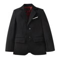 thumbnail image 3 of ETHAN Boys Grey Blue Suit for Boys 3 Pieces Boys Blazer Formal Suit Set for Wedding Boy Suit 7Y, 3 of 9