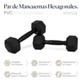 thumbnail image 2 of Kit De Mancuernas Eleva  ELEVA-2MH Hexagonal 8 Lb Con 2 Pz, 2 of 8