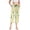 Lemon Yellow, variant on Women's Cropped Pajama Pants Wide-leg Summer Sleep Pants with Pockets Loose Fit Comfy Pj Pants ,Leopard-pink (2) Print S