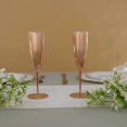 thumbnail image 3 of Balsa Circle 6 Metallic Blush 5 oz Plastic Champagne Flutes Tableware Disposable Wine Glassess Party Supplies, 3 of 8