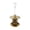 B, variant on POLISE Spaces Wrought Iron Hummingbird Feeder, Gazebo Style Metal Craft 7.28 x 16.5 Inch Outdoor Garden & Patio Feeder, Gold Finish with Slanted Roof for Sun & Rain Protection
