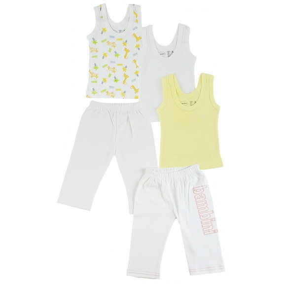 Bambini Layette Girls Tank Tops and Track Sweatpants