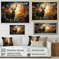 thumbnail image 4 of Designart "Mosaic of Mystery with a Deer" Animals Wall Decor, 4 of 5