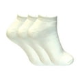 thumbnail image 1 of Sock Snob - 3 Pairs Ladies Cushioned Coloured Low Cut Ankle Thermal Trainer Socks, 1 of 2