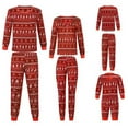 thumbnail image 1 of Matching Family Pajamas Sets Christmas PJ's Snowflake Print Top and Pants Bottom Sleepwear, 1 of 7