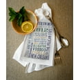 thumbnail image 2 of Decorative Tea Towel, Apron Louisiana, Rustic Typography, Unisex, Adjustable, Organic Cotton, 2 of 3