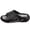 BlackGray, variant on Recovery Slides for Men Cushioned Cloud Foam Non-Slip EVA Slides with Massage Footbed Open Toe Platform Slip On Sandals for Shower Beach & Casual