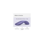 Microsoft - Surface Arc Bluetooth BlueTrack Ambidextrous Mouse - Wireless - Violet