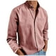 thumbnail image 2 of pstuiky Camisas de manga larga abrigadas para hombre, Camisa informal de manga larga con botones y bolsillos para hombre camisetas de hombre l, 2 of 6