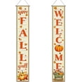 thumbnail image 5 of Fall Decorations Outdoor Hello Fall Yall Welcome Porch Sign Banner Autumn Thanksgiving Friendsgiving Harvest Festival Birthday Party Baby Shower Gender Reveal Wedding Decorations Banner, 5 of 6