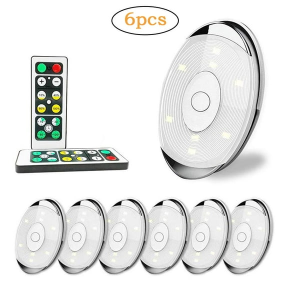 fastboy LED Puck Light Battery Operated Wireless LED Cabinet Light with Remote Control