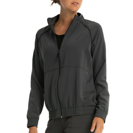 

Scrubstar Women s Performance Stretch Zip Front Mesh Trim Scrub Jacket WD307