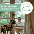 thumbnail image 4 of GOOHOCHY Dog Training Bell Pet Training Supplies Cotton Rope Green Hanging Bell Shape Simple Design 1Set, 4 of 8