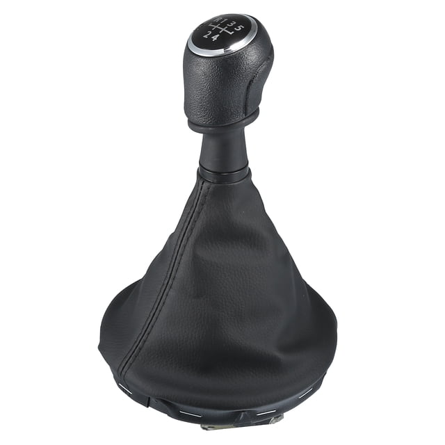Perilla de cambio de marchas Unique Bargains 5 velocidades para VW Transporter T5/T6 2003-2011 color negro