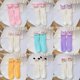 thumbnail image 3 of Sanrio Hello Kitty Cinnamorroll Kuromi calcetines de felpa Kawaii Anime Y2K dulce chica medias de tubo moda cómodo calcetín para dormir, 3 of 4