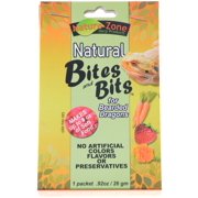 Nature Zone Natural Bites and Bits for Bearded Dragons [Reptile Bearded Dragon Food, Nature Zone, Reptile Supplies] 9 oz