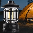 thumbnail image 3 of Camping Lantern, Led Lamp Type C Rechargeable, Emergency Light 8-12H Runtime For Power Outages, Hurricane, Outdoors, Home Decor, 3 of 5