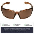 thumbnail image 3 of Polarized Wrap Around Sports Sunglasses for Men Women Driving Fishing Running Cycling Sun Glasses, 3 of 6