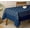 Blue, variant on Vargottam Block Print Tablecloth - Brown Cotton Twill Fabric, 54X54 Inch Square Dining Table Cover for 4 Seater, Durable, Machine Washable, Everyday Dining, Matching Napkins & Runners Available