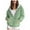 Green, variant on Lightweight Zip Up Hoodie Women Oversized Sweatshirt Striped Printed Long Sleeve Hooded Jacket Plus Size Fall 2025 Hoodies