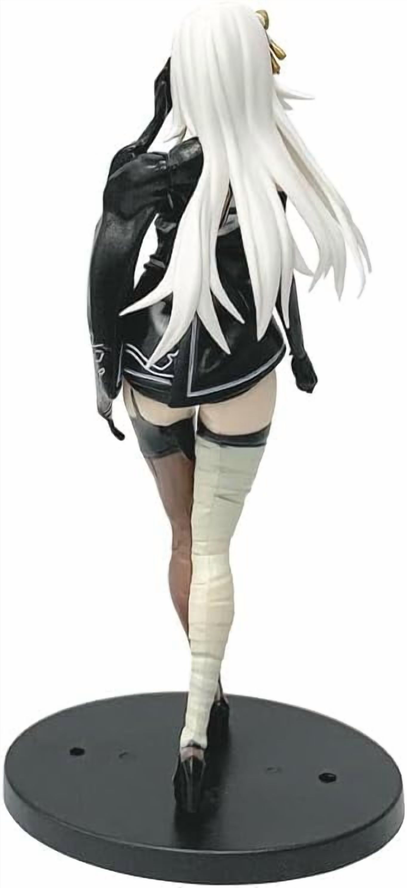 New Yorha 2B, Yorha A2 Figure, Black Kimono Action Figures PVC Character Figurine Cosplay Model Collectible Handicrafts for Anime Fans Gift (b)