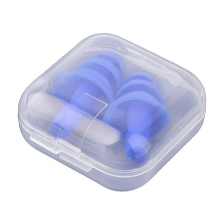A Pair Silicone Ear Plugs Anti Noise Snore Earplugs Noise Reduction for