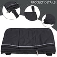 thumbnail image 2 of Arkzeo Camping Chair Armrest Storage Bag Wheelchair Chair Side Bag W/ Reflective Strip black, 2 of 8