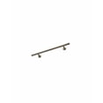 thumbnail image 2 of Cabinet Handle Pull Round Bar 5″ – Solid Brass Cabinet Pull with 3″ Centre to Centre Mounting – Brushed Brass, Polished Nickel, Satin Nickel, 2 of 5