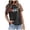 Black, variant on Womens Summer Tops Dressy Casual Chick Print Comfort Fit Colored Top Short Sleeve T-Shirt Chicken Mom Graphic Clothes Daily Blouse